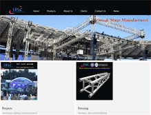 Tablet Screenshot of itsctruss.com
